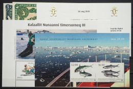 2018 Grönland; Kleinbogen Aquarelle Margrethe II., **/MNH, MiNr. 786/92, ME 15,- - Other & Unclassified
