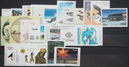 2019 Grönland; Jahrgang Ohne MiNr. 825/26 Und 839/40, **/MNH, ME 210,- - Sonstige & Ohne Zuordnung