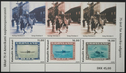 2020 Grönland; Block 75. Jahrestag New Yorker Ausgabe, **/MNH, Bl. 96, ME 14,- - Autres & Non Classés