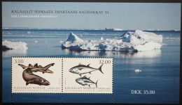 2020 Grönland; Block Fische Gewässer (III), Postfrisch/MNH, MiNr. 846/47 - Altri & Non Classificati