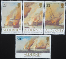 Alderney; Seeschlacht Von La Hogue 1992 Kpl. **  (13,-) - Alderney