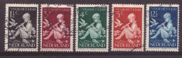 Nederland - Niederlande - Pays Bas NVPH 313 T/m 317 Used (1938) - Gebruikt