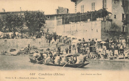 69 - RHÔNE - CONDRIEU - Les Joutes Au Port - Plan Animé - 10773 - Condrieu