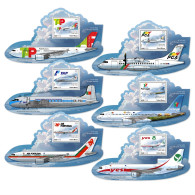 Guiné-Bissau Guinea Guinée 2023 Mi. ? S/S Souvenir Sheets TAP Air Portugal Avion Airplane Flugzeug Unusual Shaped - Guinée-Bissau