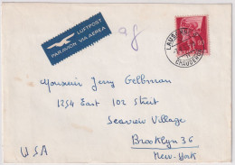 MiNr. 381 Schweiz 1941, 15. Jan. Historische Darstellungen - Luftpost Brief Von LAUSANNE Nach NEW YORK USA - Cartas & Documentos