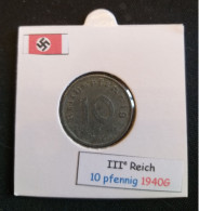 Pièce De 10 Reichspfennig De 1940G (Karlsruhe) - 10 Reichspfennig