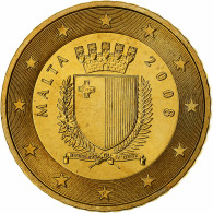 Malte, 50 Euro Cent, 2008, Paris, Laiton, SPL, KM:130 - Malta