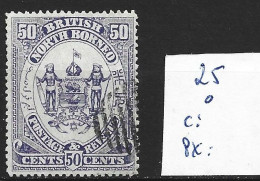 BORNEO DU NORD 25 Oblitéré ( Annulé ) Côte 12 € - Noord Borneo (...-1963)