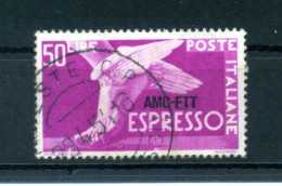 1952 Trieste Zona A Espresso S7 Usato, Serie Democratica - Exprespost