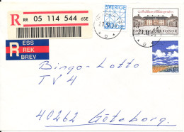 Sweden Registered Cover Uppsala 21-11-1994 Sent To Göteborg - Cartas & Documentos