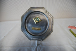 C191 Assiette étain - Prix Colombophile - Champion Général - Tins