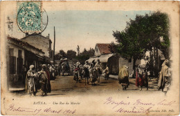 CPA AK BATNA Une Rue Du Marche ALGERIA (1357175) - Batna