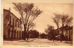 CPA AK BATNA La Poste Et Avenue De France ALGERIA (1357237) - Batna