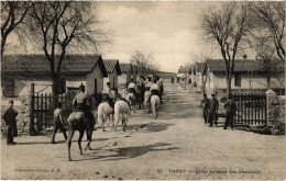 CPA AK TIARET Camp Baraque Des Chasseurs ALGERIA (1357774) - Tiaret