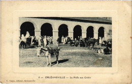CPA AK ORLEANSVILLE La Halle Aux Grains ALGERIA (1358618) - Chlef (Orléansville)