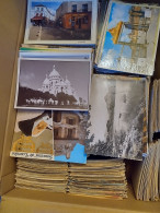 Lot De 13kg De Cartes Principalement De Paris Et Lourdes - 500 Cartoline Min.