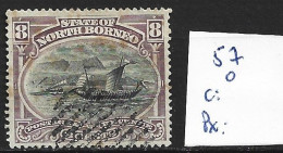 BORNEO DU NORD 57 Oblitéré ( Annulé ) Côte 1.50 € - North Borneo (...-1963)