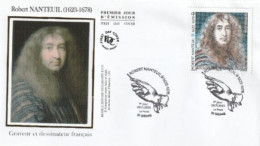 Fdc 2023_Enveloppe 1er Jour_fdc_soie_Robert Nanteuil. Oblit. PJ 51 Reims 08/11/2023. - 2020-…