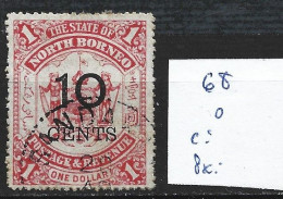 BORNEO DU NORD 68 Oblitéré Côte 9 € - North Borneo (...-1963)