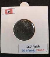 Pièce De 10 Reichspfennig De 1944A (Berlin) - 10 Reichspfennig