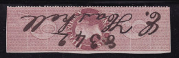 GB Fiscals / Revenues Life Policy 6d -  Red - Brown Barefoot 37 - Steuermarken