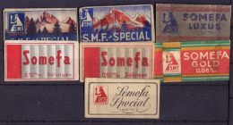 "SOMEFA" Razor Blade Old Vintage 7 WRAPPERS (see Sales Conditions) - Razor Blades