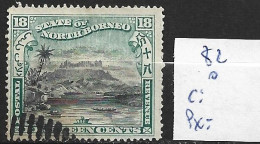 BORNEO DU NORD 82 Oblitéré ( Annulé ) Côte 2 € - North Borneo (...-1963)