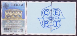Irlande - Ireland - Irland 1990 Y&T N°722a - Michel N°717ZF *** - 41p EUROPA Avec Vignettes Attenantes - Unused Stamps