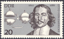 GUERICKE, V, O. - DDR 1977 -  Michel # 2200 MNH ** -  Physicist, Physics - Physik