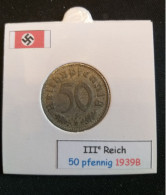 Pièce De 50 Reichspfennig De 1939B (Vienne) - 50 Reichspfennig