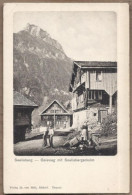 CPA SUISSE - SEELISBERG - Geisweg Mit Seelisbergerkulm - TB ANIMATION CENTRE VILLAGE - Seelisberg