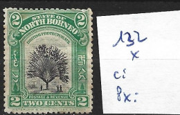 BORNEO DU NORD 132 * Côte 3.50 € ( Charnière Forte ) - Noord Borneo (...-1963)