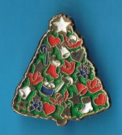 PIN'S //  ** ARBRE DE NOËL ** - Natale