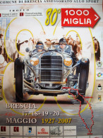 MILLE   MIGLIA   2007   MANIFESTO   ORIGINALE - Otros & Sin Clasificación