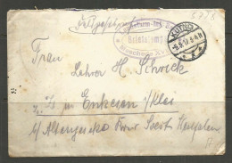 GERMANY / POLAND. WW1. 1917. FELDPOST COVER. KUTNO. LANDSTURM BATTALION – MESCHEDE XVII. - Feldpost (Portofreiheit)