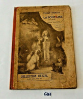 C263 RARE BOOK - Les 20 Fables De La Fontaine Les Enfants Collection Hetzel - Autores Franceses