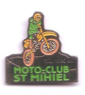 TT25 Pin's Moto Club Trial Saint Mihiel Meuse Achat Immédiat - Motorfietsen