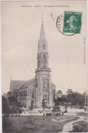 Rare Cpa ARRADON - Eglise - Procession De La Fête Dieu (Collection Le Guen, Arradon) - Arradon