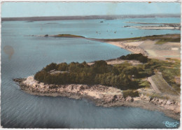 Cpsm Grand  Format ILE D'ARZ - Vue Aérienne - Pointe De Léos - Ile D'Arz