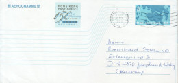 HONG KONG 1992  AIRMAIL  LETTER SENT  TO JARPLUND-WEDING - Lettres & Documents