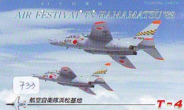 TELECARTE JAPON * 290-11726 * MILITAIRY AVION  (733)  Flugzeuge * Airplane * Aeroplano * PHONECARD JAPAN * ARMEE * - Leger