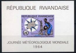 Rwanda - BL1 - Journée Météorologique Mondiale - 1964 - MNH - Unused Stamps
