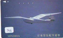 TELECARTE JAPON * MILITAIRY AVION  (748)  Flugzeuge * Airplane * Aeroplano * PHONECARD JAPAN * ARMEE * LEGER VLIEGTUIG - Armée