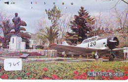 TELECARTE JAPON * MILITAIRY AVION  (765)  Flugzeuge * Airplane * Aeroplano * PHONECARD JAPAN * ARMEE * LEGER VLIEGTUIG - Armada