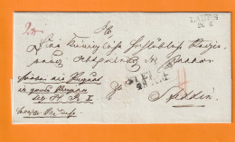 Enveloppe Pliée De  Łobez  Labes Vers STETTIN, SZCZECIN, Poméranie Occidentale - Occupation Allemande - ...-1860 Préphilatélie