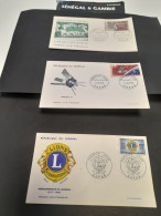 SENEGAL 3 X 1er Jour Lions,Satellite,Urbanisation 塞内加尔 3 X 第一日狮、卫星、城市化   3 X 1st Day Covers - Mezclas (max 999 Sellos)