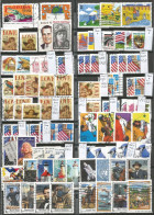 USA 1995 Selection Yearset 155 Pcs High Quality 90% Circular PMk / VFU Incl. BKLT Pairs, Coil #s, Shuttle HV, Odd Issues - Verzamelingen