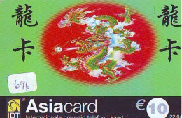 Télécarte Japon * DRAGON L'ESTRAGON DRACHE DRAGÓN DRAGO (696) Zodiaque - Zodiac Horoscope * Phonecard Japan - Sternzeichen