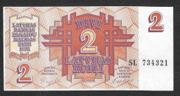 Lettonia - Banconota Non Circolata FdS UNC Da 2 Rubli P-36a - 1992 #19 - Lettland