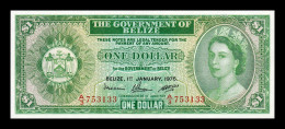 Belice Belize 1 Dollar Elizabeth II 1976 Pick 33c Sc Unc - Belice